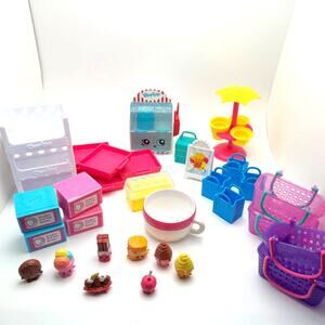 Shopkins Season 3 Food Fair, Ice Cream Truck, Easy Squeezy Candy Cart